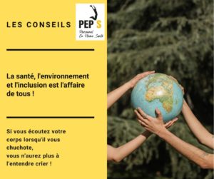 La santé, l'environnement et l'inclusion est l'affaire de tous