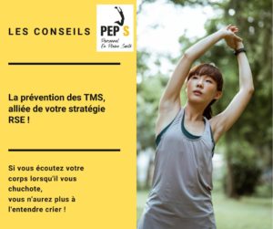 Développer la RSE avec une prévention des TMS durable