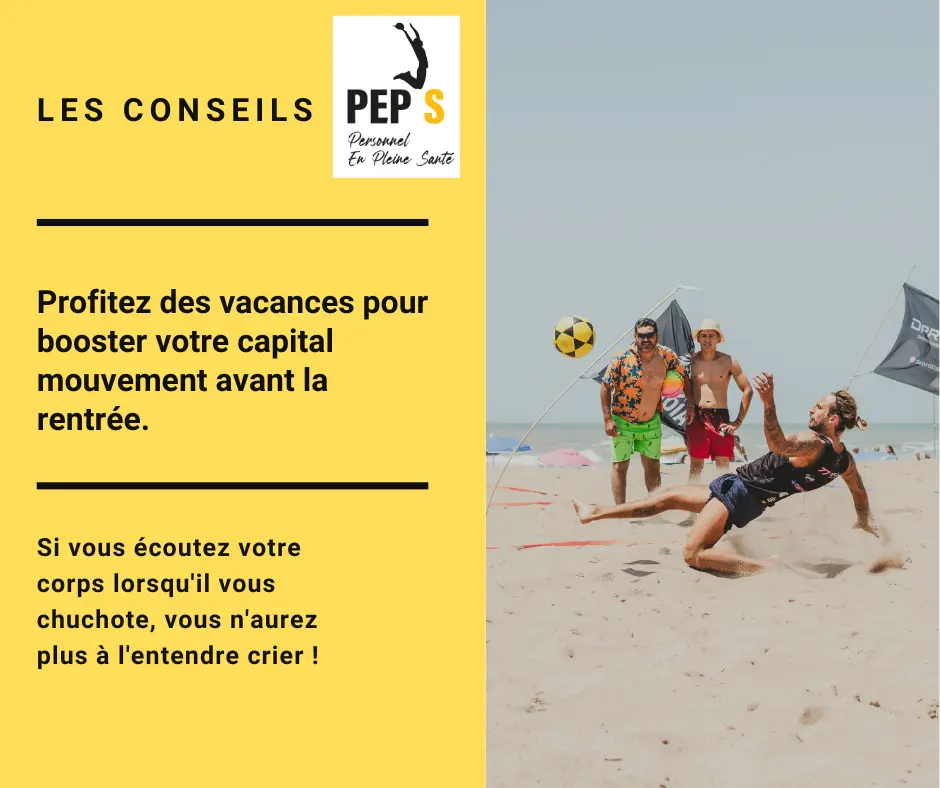 profitez des vacances pour booster votre capital mouvement avant la rentree
