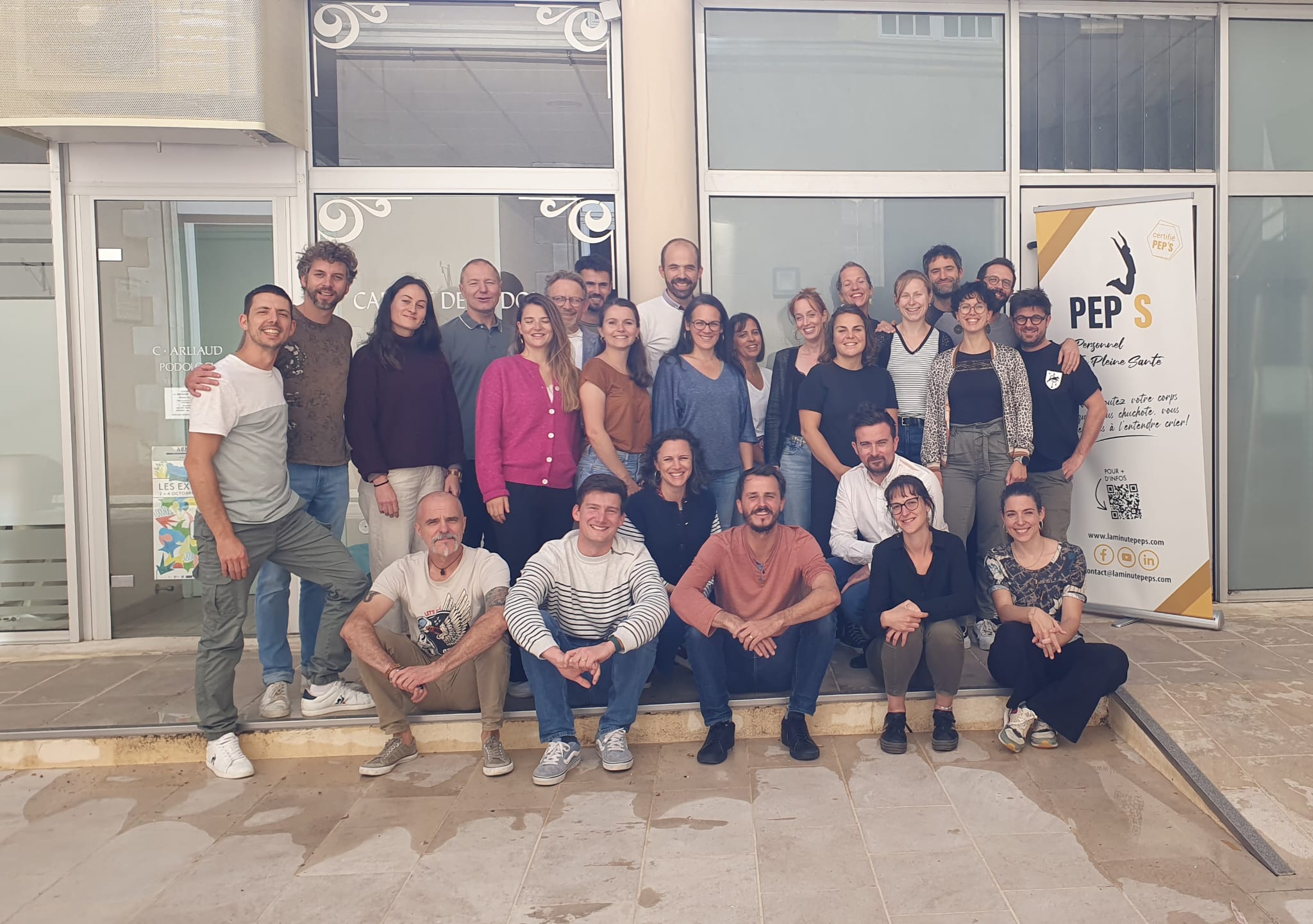 Équipe et intervenants du réseau La Minute PEP'S en action